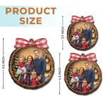 Custom Family Photo Christmas Gifts - Personalized Ornament