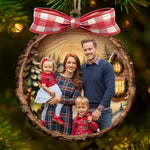 Custom Family Photo Christmas Gifts - Personalized Ornament