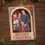 Custom Family Photo Christmas Gifts - Personalized Ornament
