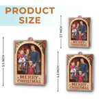 Custom Family Photo Christmas Gifts - Personalized Ornament