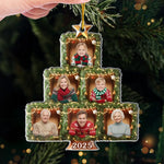 Custom Family Photo Christmas Gifts - Personalized Ornament