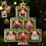 Custom Family Photo Christmas Gifts - Personalized Ornament
