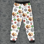 Custom Pet Photo Golden Retriever Gifts - Personalized Sweatpants