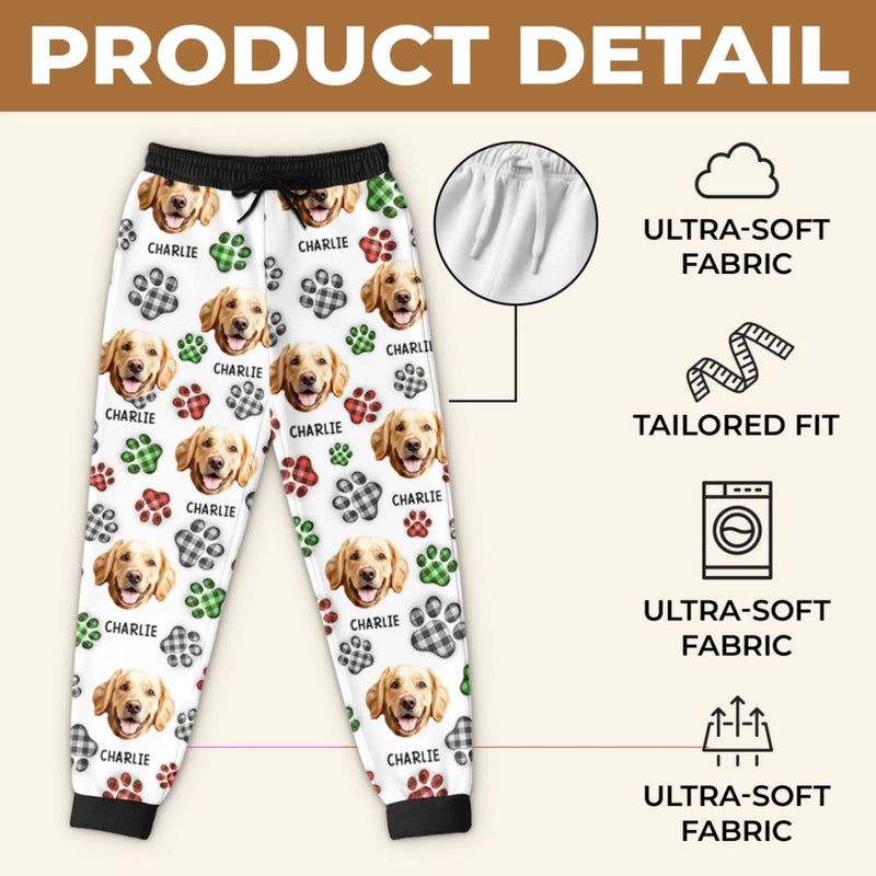 Custom Pet Photo Golden Retriever Gifts - Personalized Sweatpants