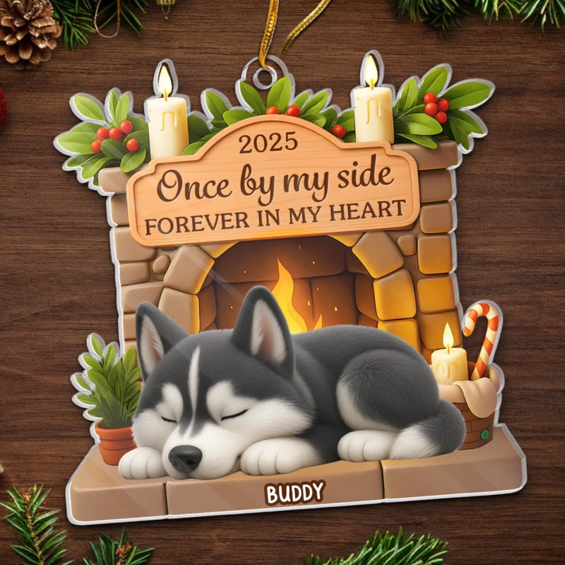 Custom Acrylic Ornament - Personalized Pet Memorial Sympathy Gifts For Dogs, Cats - Your Love Still Here