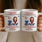 Custom Name Romantic Wife Gifts - Personalized Mugs
