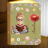 Custom Foldable LED Magic Book Lamp - Personalized Christmas Bookish Gifts For Book Lovers, Bookworms, Readers - Books Light My World