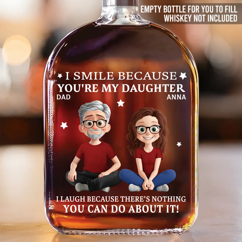 Custom Whiskey Bottle - Personalized Birthday Gifts For Mom, Dad, Son, Daughter - Good Times Flow