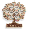 Custom Wood Ornament - Personalized Christmas Birthday Gifts For Mom, Dad, Brother, Sister, Kids - Laughter Lights Our Christmas Days