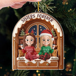 Custom Name Christmas Gifts for Sisters - Personalized Ornament