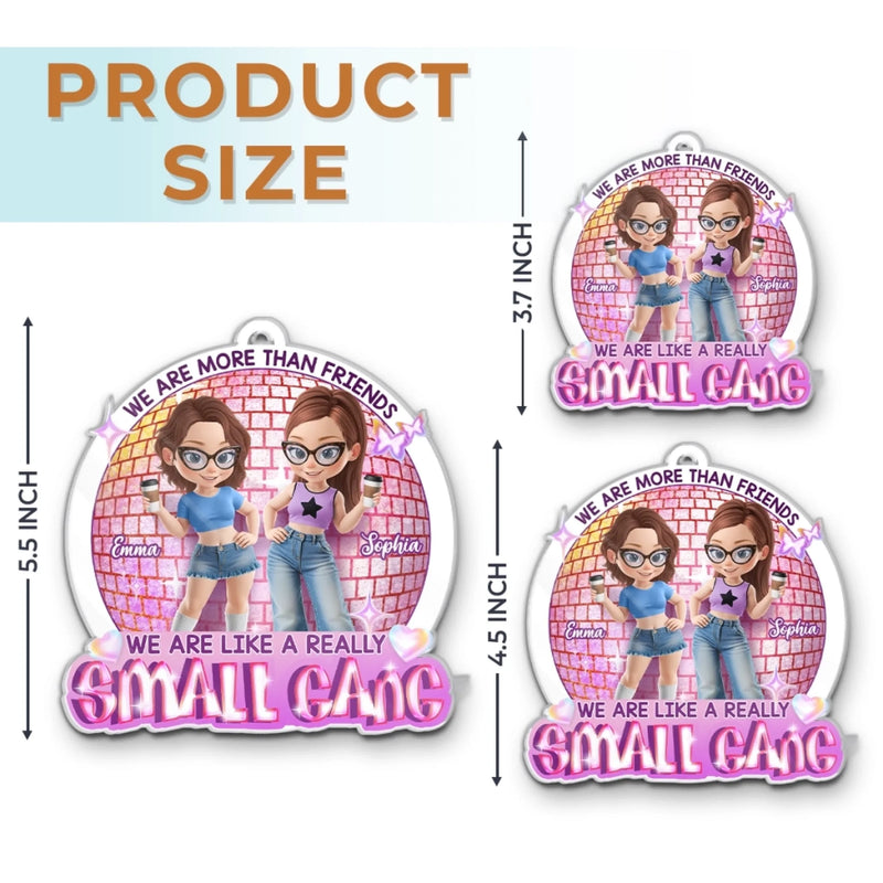 Custom Name Small Gang Christmas Gifts for Best Friends - Personalized Ornament