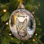 Custom Pet Photo Memorial Christmas Gifts for Dog Lovers - Personalized Ornament