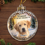 Custom Pet Photo Memorial Christmas Gifts for Dog Lovers - Personalized Ornament