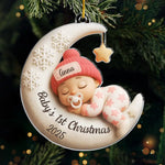 Custom Name Baby's First Christmas Gifts - Personalized Ornament