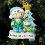 Custom Name Baby's 1st Christmas Gifts - Personalized Ornament