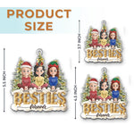 Custom Name Christmas Besties Gifts for Girls - Personalized Ornament