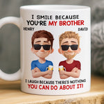 Custom Name Funny Brother Gifts - Personalized Mugs