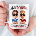 Custom Name Funny Brother Gifts - Personalized Mugs