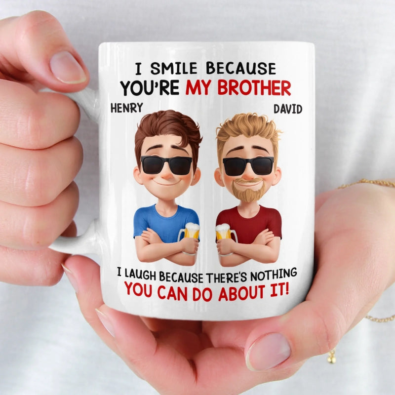 Custom Name Funny Brother Gifts - Personalized Mugs