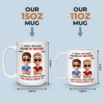 Custom Name Funny Brother Gifts - Personalized Mugs