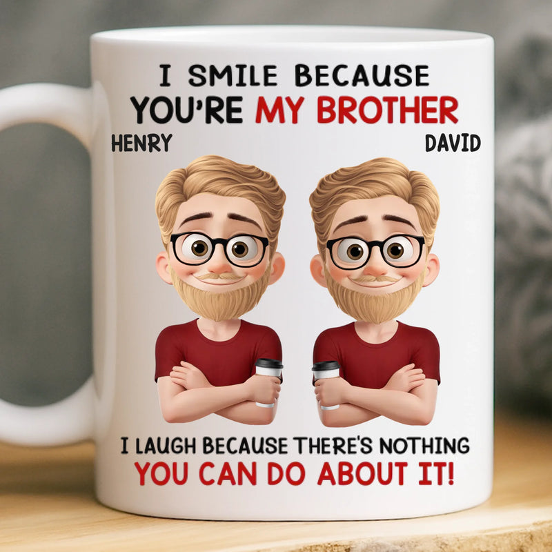 Custom Name Funny Brother Gifts - Personalized Mugs