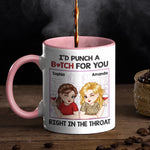 Custom Name Funny Best Friend Gifts for Women - Personalized Accent Mugs