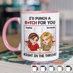 Custom Name Funny Best Friend Gifts for Women - Personalized Accent Mugs