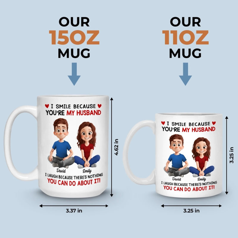 Custom Name Funny Husband Gifts - Personalized Mugs