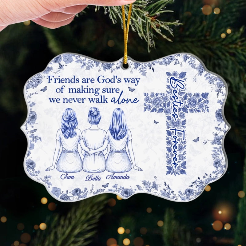 Custom Name Best Friend Gifts for Women - Personalized Ornament