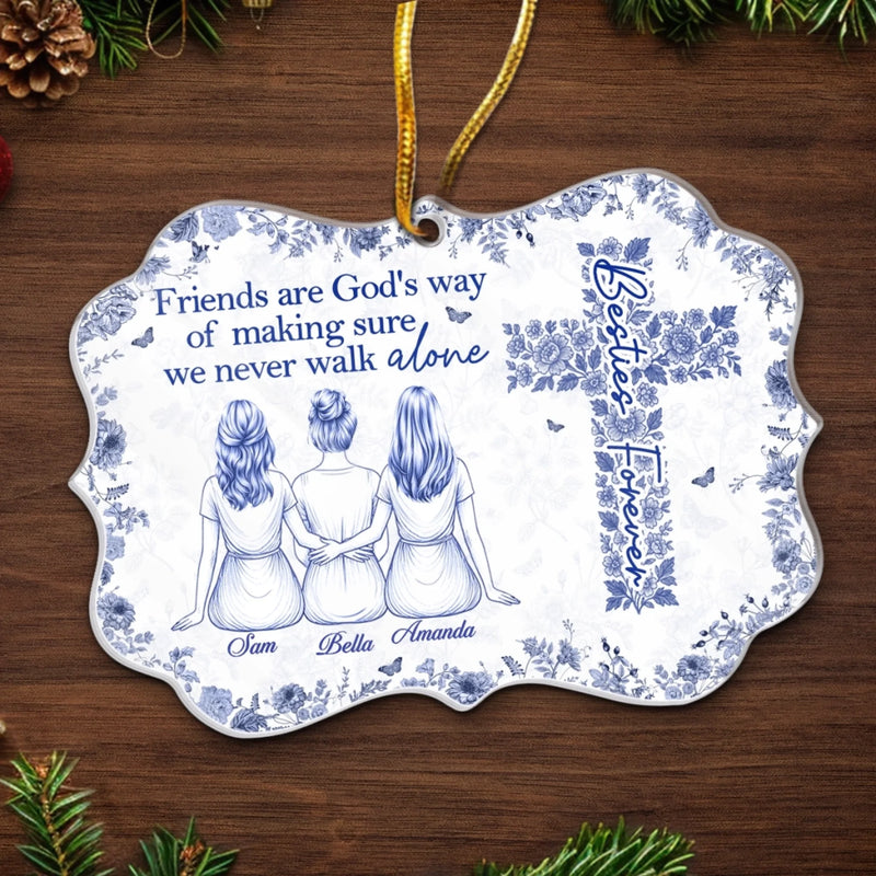 Custom Name Best Friend Gifts for Women - Personalized Ornament