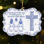Custom Name Best Friend Gifts for Women - Personalized Ornament
