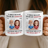 Custom Mug - Personalized Birthday Gifts For Dad,  Mom, Daughter - Hand In Hand Through Every Season