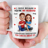 Custom Mug - Personalized Anniversary Wedding Gifts For Husband And Wife, Him And Her - In You I Found My Forever