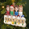 Custom Acrylic Ornament - Personalized Best Friend Christmas Birthday Gifts For Women, Besties, Sisters, BFF - Through Every Storm Still Us