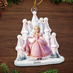 Custom Name Princess Christmas Gifts for Girls - Personalized Ornament