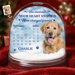 Custom Pet Photo Memorial Gifts - Personalized Acrylic Snow Globe