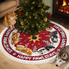 Custom Tree Skirt - Personalized Christmas Birthday Gifts For Dog Cat Lovers, Dog Dad And Mom, Cat Owners - Dreaming Of A Furry Christmas