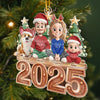 Custom Acrylic Ornament - Personalized Christmas Birthday Gifts For Family, Dog Cat Lovers - The Merry Squad