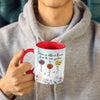Custom Accent Mug - Personalized Best Friend Birthday Gifts For Women, Besties, Sisters, BFF - Sip Laugh Repeat