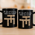 Custom Family Name Word Art Gifts - Personalized Mugs