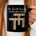 Custom Family Name Word Art Gifts - Personalized Mugs