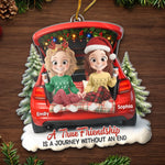 Custom Name Christmas Friendship Gifts for Best Friends - Personalized Ornament