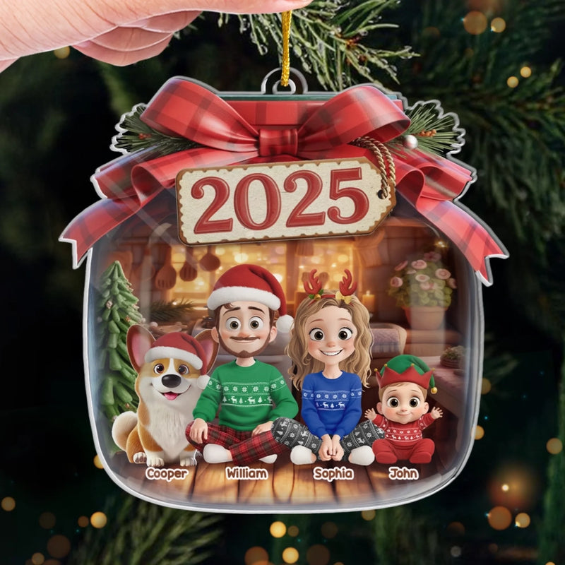 Custom Name Christmas Family Gifts - Personalized Ornament