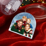 Custom Photo Christmas Family Gifts - Personalized Acrylic Snow Globe