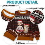 Custom Name Christmas Gifts for Dog Lovers - Personalized Sweatshirt