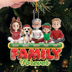 Custom Name Christmas Family Gifts - Personalized Ornament