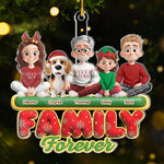 Custom Name Christmas Family Gifts - Personalized Ornament
