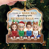 Custom Acrylic Ornament - Personalized Best Friend Christmas Birthday Gifts For Women, Besties, Sisters, BFF - We Laugh In Sync