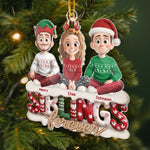 Custom Name Christmas Family Gifts - Personalized Ornament