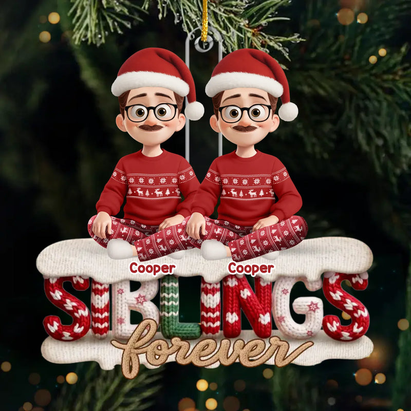 Custom Name Christmas Family Gifts - Personalized Ornament